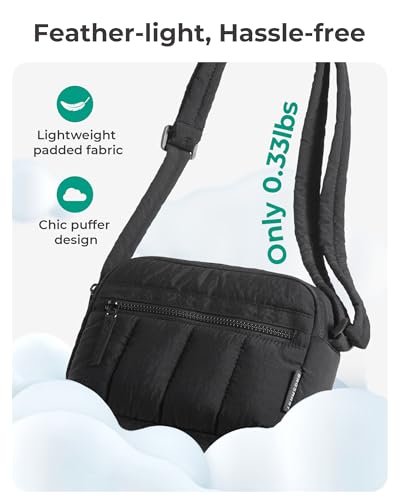 BAGSMART mini tote back zipper pocket