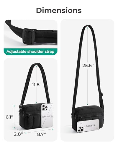 BAGSMART nylon purse styling example