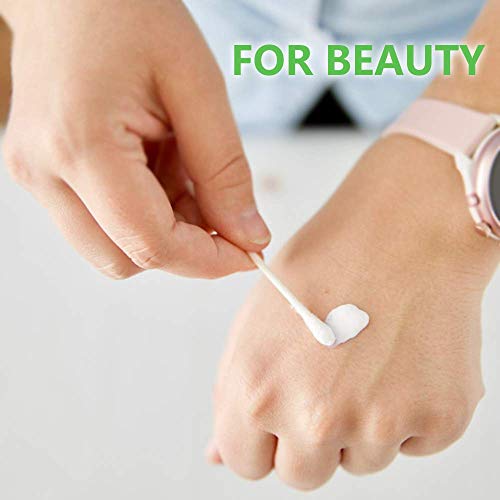Three inch cotton swabs for makeup and craft use