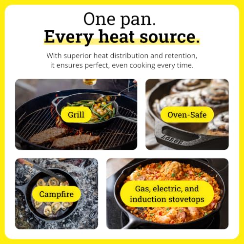 Grill pan searing steak on stove