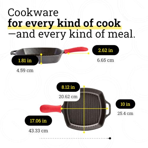 Bottom of Lodge 10.5 inch grill pan