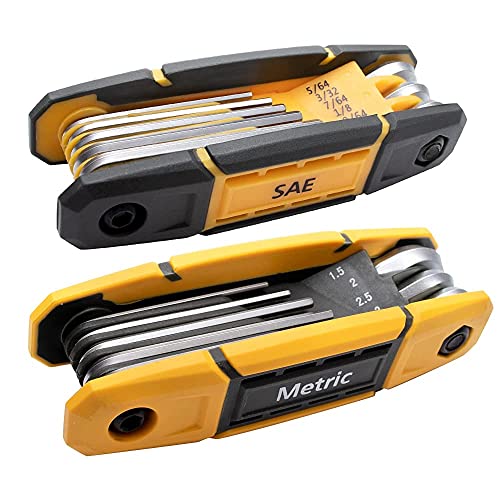 MULWARK 17pcs folding hex key set