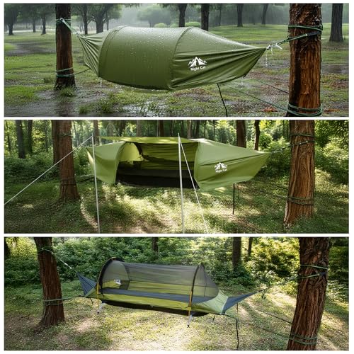 Side view of the Night Cat flat lay sleeping system