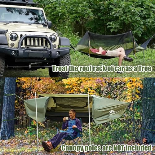 Packaged Night Cat camping gear in its carrying bag