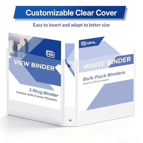Clear view front cover on GNL binder