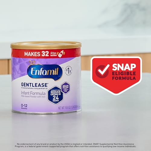 Enfamil Gentlease powder scoop and consistency
