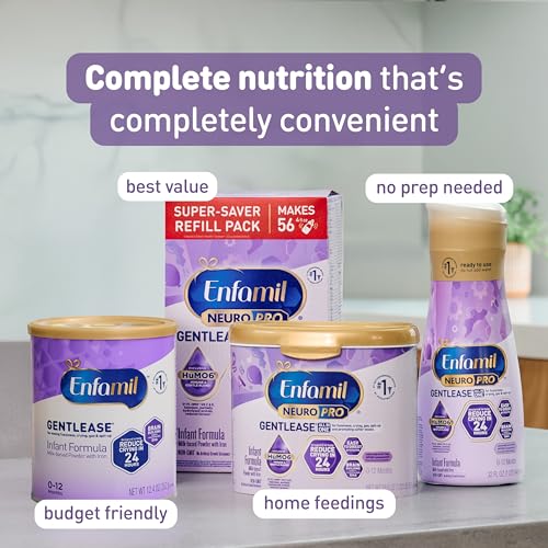 Side profile of Enfamil Gentlease packaging
