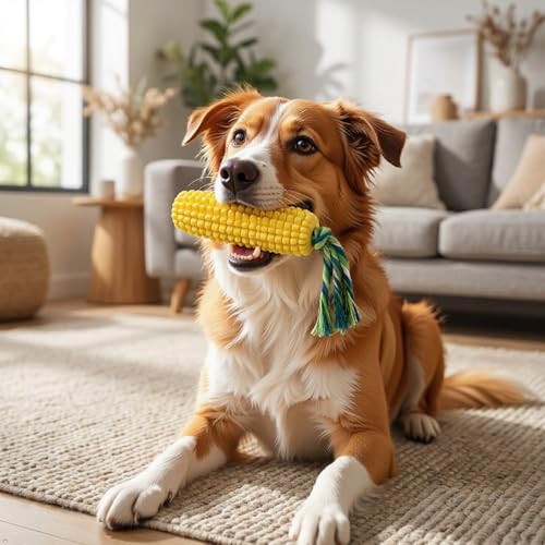 Carllg durable TPR dog chew toy