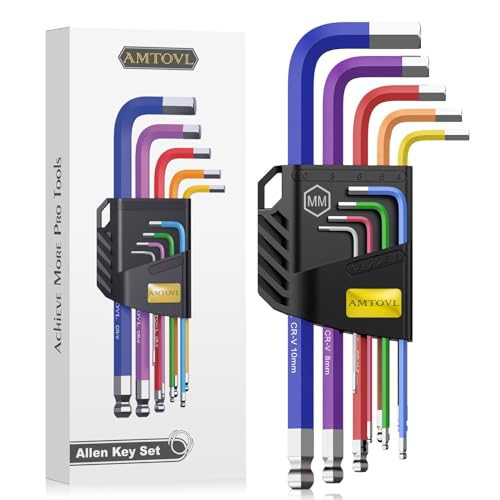 Textured grip on AMTOVL hex key set