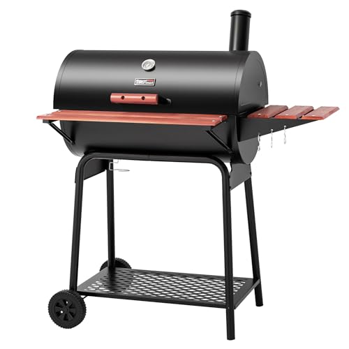 Royal Gourmet CC1830V barrel grill front view