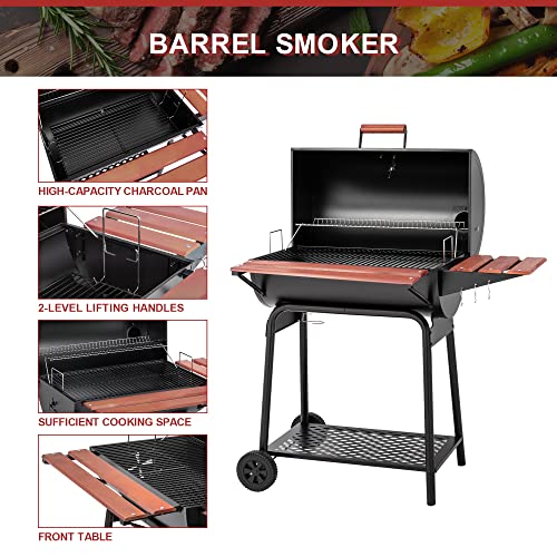 Side view of the Royal Gourmet CC1830V 30 inch grill