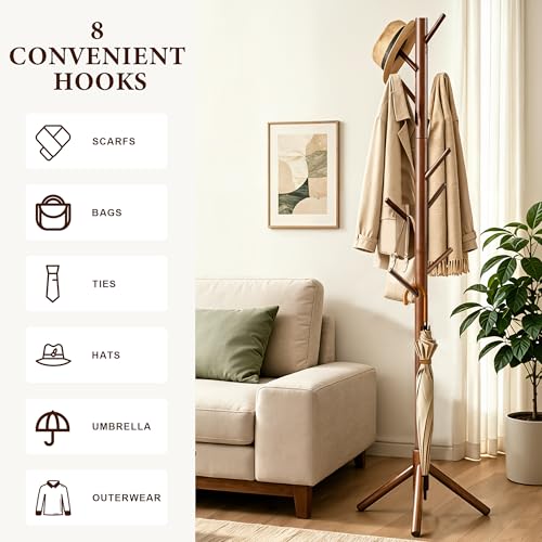 Freyawin wooden rack triangular base