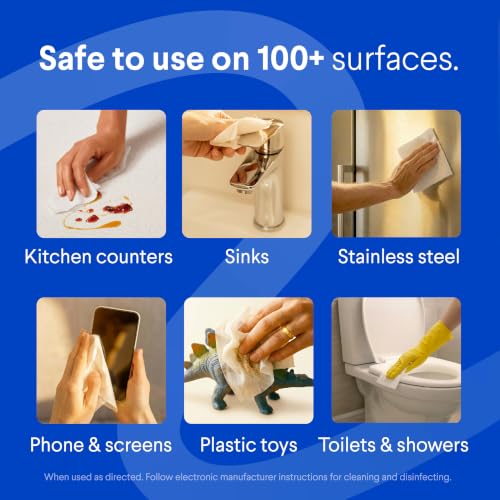 Clorox wipes canister on a clean surface
