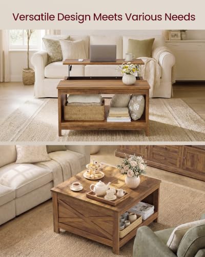Top view of the square coffee table dimensions