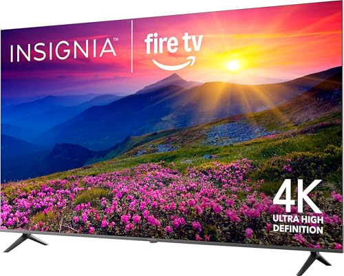 Close up of INSIGNIA TV screen clarity