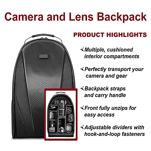 Camera tripod and carrying case