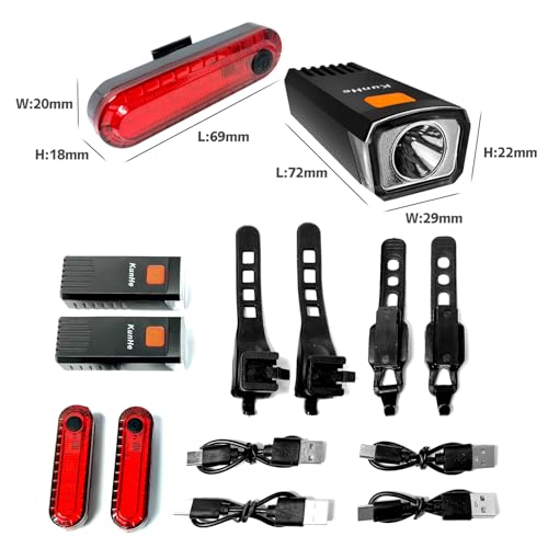 Close up of KunHe bike light attachment strap