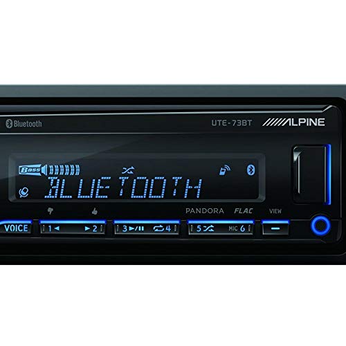 Alpine UTE-73BT interface buttons