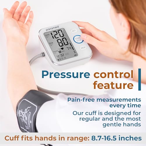 Side profile of the blood pressure device