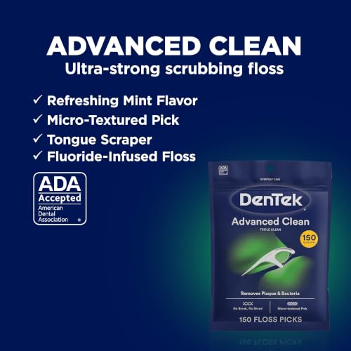 DenTek floss pick side view