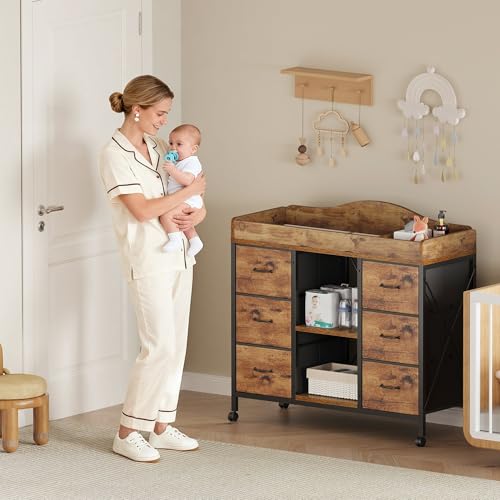YeTom dresser storage drawers opened