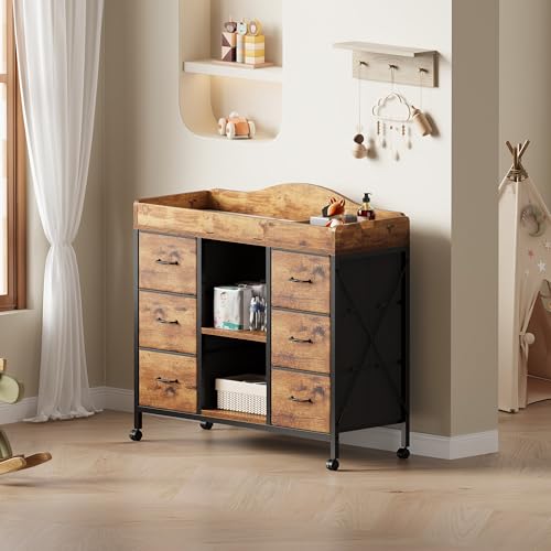 Full profile view of YeTom changing table