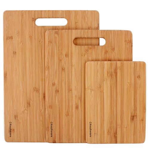 Large Freshware bamboo cutting board
