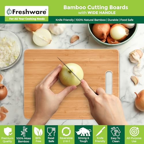 Medium Freshware wooden chopping board