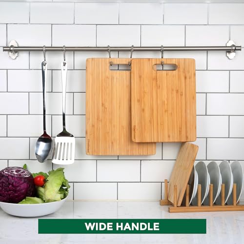Freshware bamboo set organized on counter