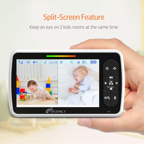 iFamily baby monitor dual camera set
