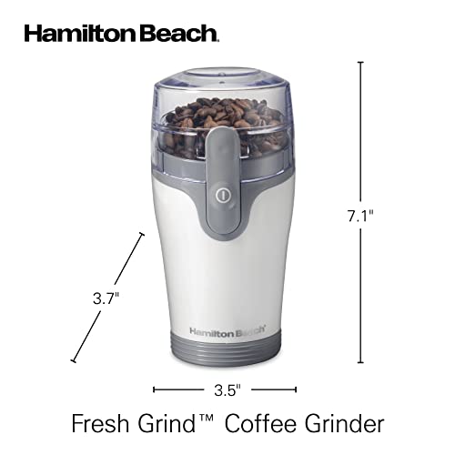 Coffee grinder in white kitchen setting