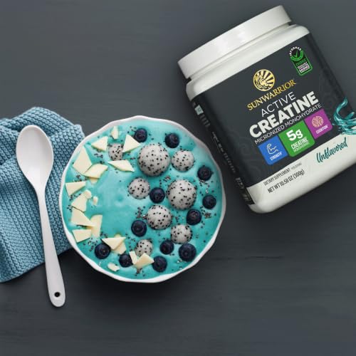 Sunwarrior 60 serving creatine tub side profile