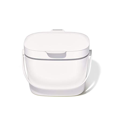OXO Good Grips Easy-Clean Compost Bin white