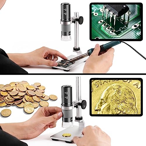 Ninyoon microscope showing wide angle view