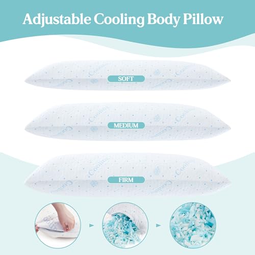 Dreamood body pillow used for side sleeping support