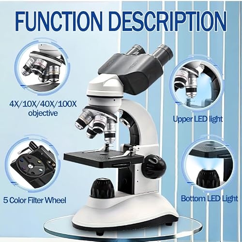 sino optical microscope 40X-5000X magnification