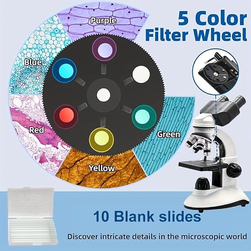 sino optical microscope with accessories
