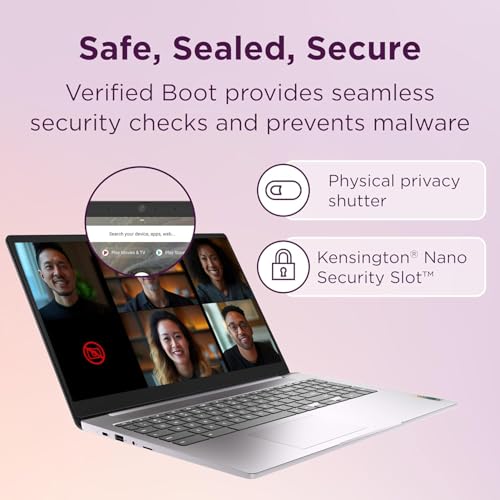 Side profile view of the Lenovo IdeaPad 3i Chromebook