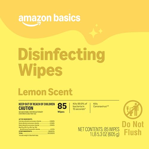 Close up of disinfecting wipe texture