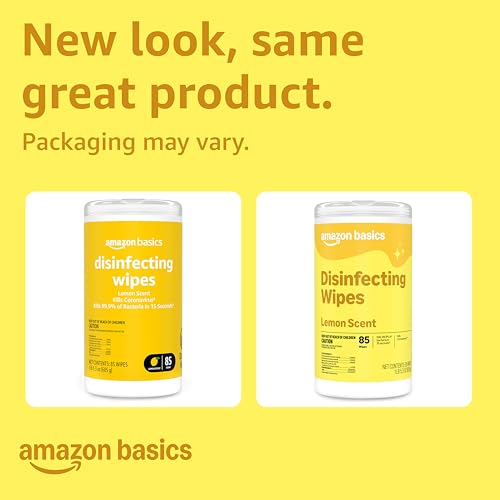 Disinfecting wipes for bathroom surfaces