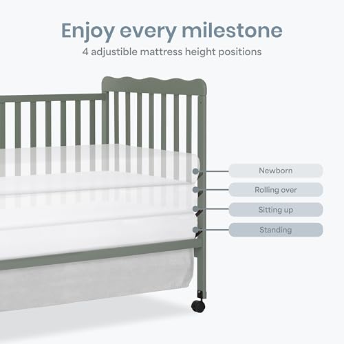 Locking caster wheels on Dream On Me baby crib