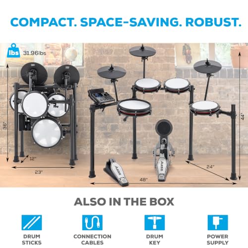 Alesis Nitro Max side view of components