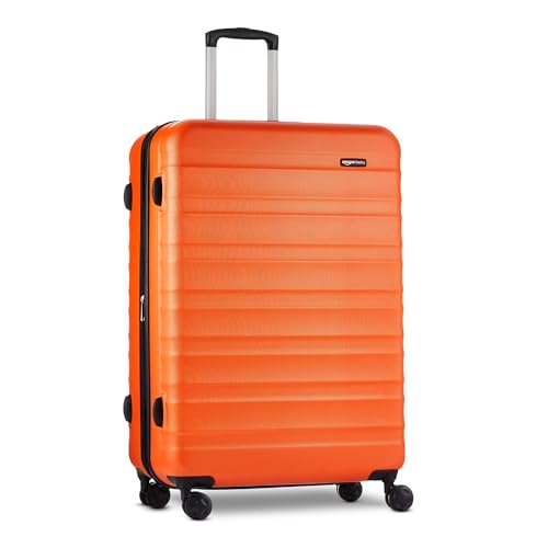 Basics 30-inch hardside luggage orange exterior