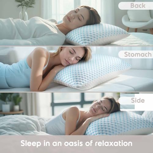Nestl Cooling Body Pillow being adjusted for loft