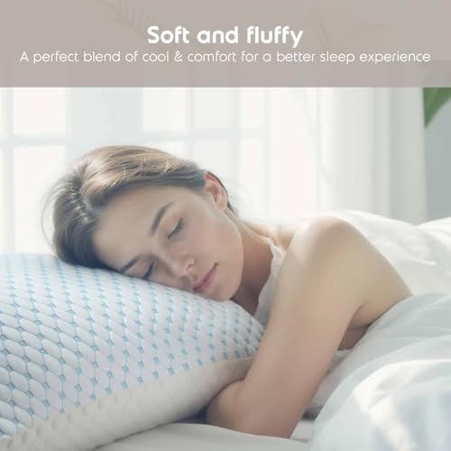 Nestl Cooling Body Pillow white cover side view