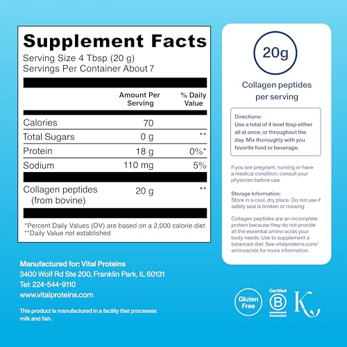 Scoop of Vital Proteins collagen powder