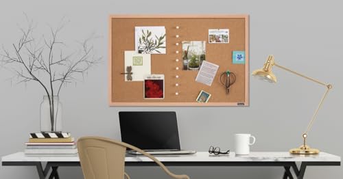 Close up of Quartet bulletin board cork surface