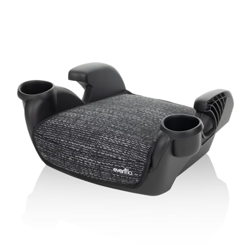 Evenflo GoTime car seat showing integrated cup holders