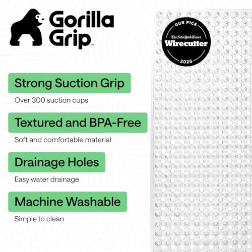 Suction cup detail on GORILLA GRIP mat