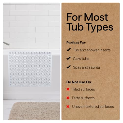 Full 35x16 inch bath mat layout